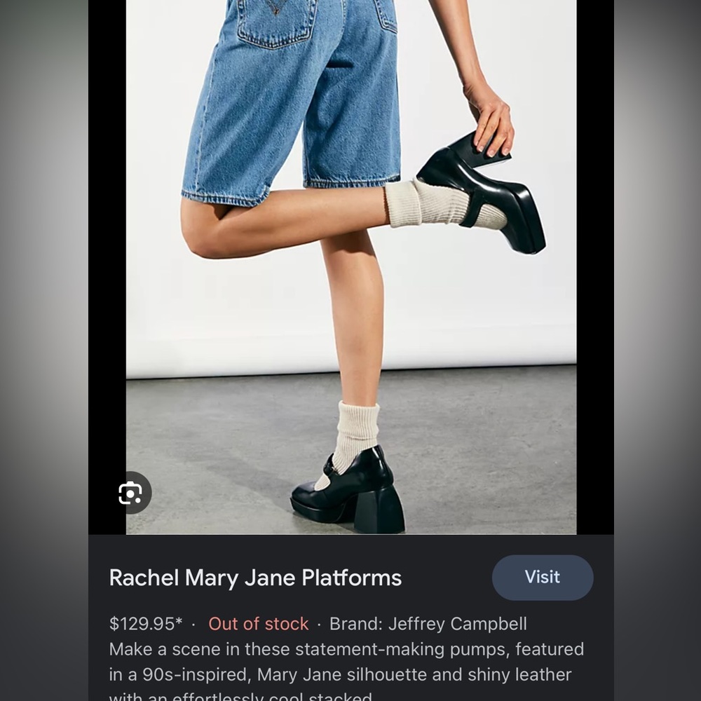 Jefferey Campbell Rachael Mary Jane Heels